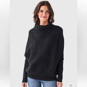 Blue Ivy - Black Slouch Dolman Sweater - M/L